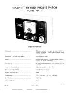 Heathkit HD-19 - Schematic - Manual 